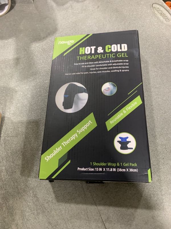 Photo 1 of NEWGO Shoulder Ice Pack Rotator Cuff Cold Therapy, FSA HSA Eligible Ice Pack Shoulder Wrap Cold Compression Sleeve for Pain Relief, Surgery Recovery, Bursitis - Medium
