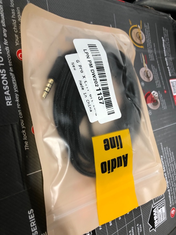 Photo 1 of G Pro X Cord, Detachable Gaming Headset Cable Replacement for Logitech G Pro / G433 / G233, 3.5mm(1/8") Nylon Braided Wire with Inline Mute Switch and Volume Controller, 6ft Long