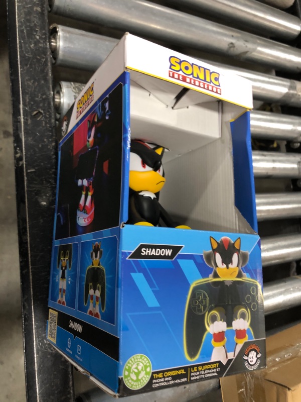 Photo 1 of Exquisite Gaming: SEGA: Sonic - Shadow The Hedgehog - Cable Guys Original Controller & Phone Holder, Collectible Device Stand, Licensed Figure