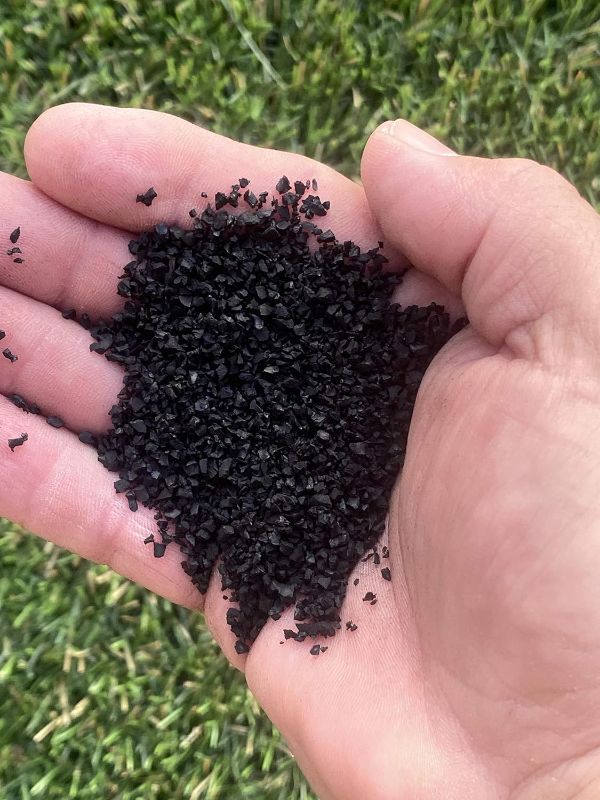 Photo 1 of 40 lb Bag of Rubber Infill for Landscape Artificial Turf Synthetic Grass and Sports Field Turf