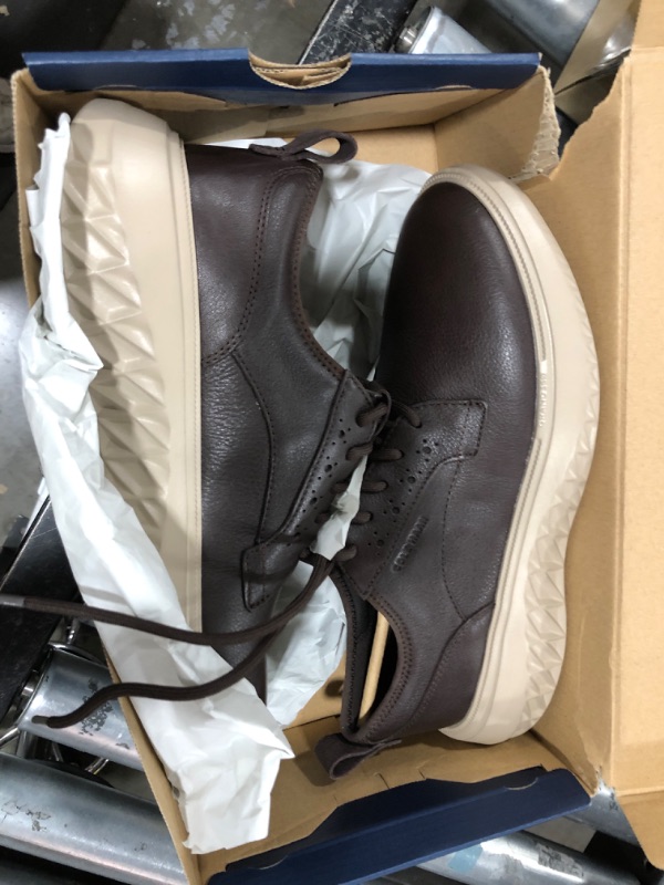 Photo 1 of Cole Haan Men's Zerogrand Work from Anywhere Plain Toe Oxford, Dark Chocolate/Cobblestone, 11