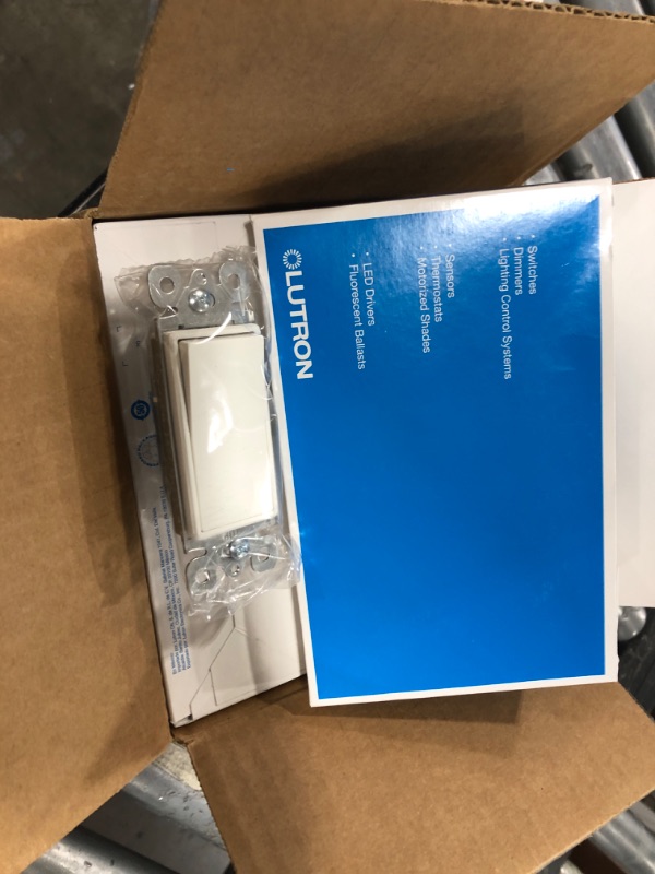 Photo 1 of Lutron Sunnata Touch Dimmer Switch with LED+ Advanced Technology | for LED and Incandescent, 3 Way/Multi Location, with Wire Label Stickers | STCL-153MS-WH-9 | White (9-Pack)