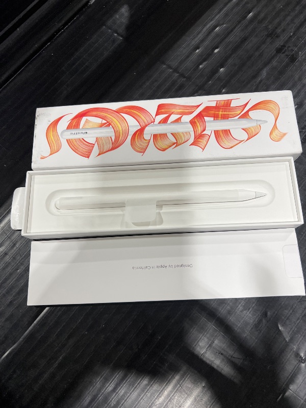 Photo 1 of Apple Pencil Pro: Latest Model - Device Compatibility Check Required - Pixel-Perfect Precision, Tilt and Pressure Sensitivity, Perfect for Note-Taking, Drawing, and Art. Charges and Pairs Magnetically