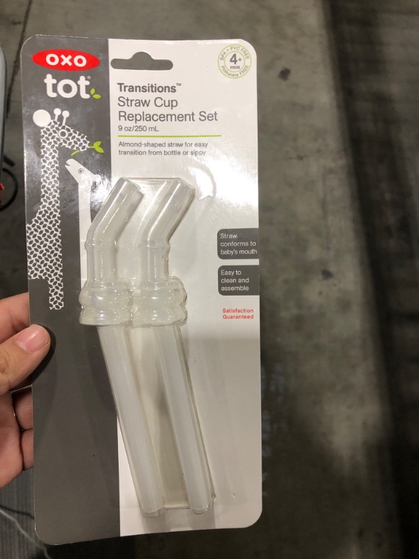 Photo 1 of OXO Tot 2-Pack Replacement Straw Set - 9 ounce