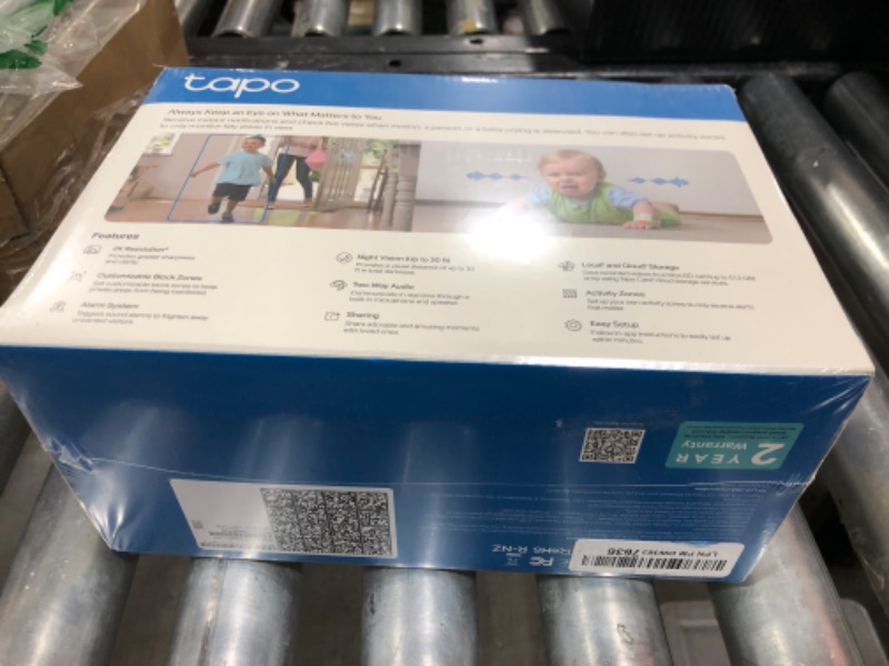 Photo 1 of TP-Link Tapo 2K Security Camera for Baby Monitor, Dog Camera w/Motion Detection, 2-Way Audio Siren, Night Vision, Cloud & SD Card Storage, Works w/Alexa & Google Home, 4-Pack (Tapo C110P4)