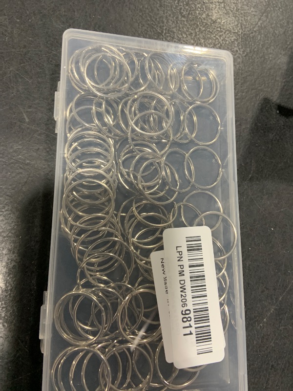 Photo 1 of 100PCS Key Rings Bulk, Split Key Rings, Keychain Rings and Crafts 1 inch (25mm)