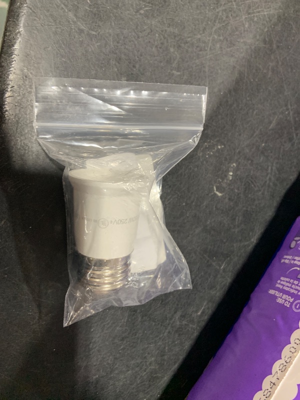 Photo 1 of YiLighting - UL (E26/E27 to E26/E27 Extender) - Standard Medium Edison Screw Lamp Base Socket Extender Adapter Extension (Pack of 1)