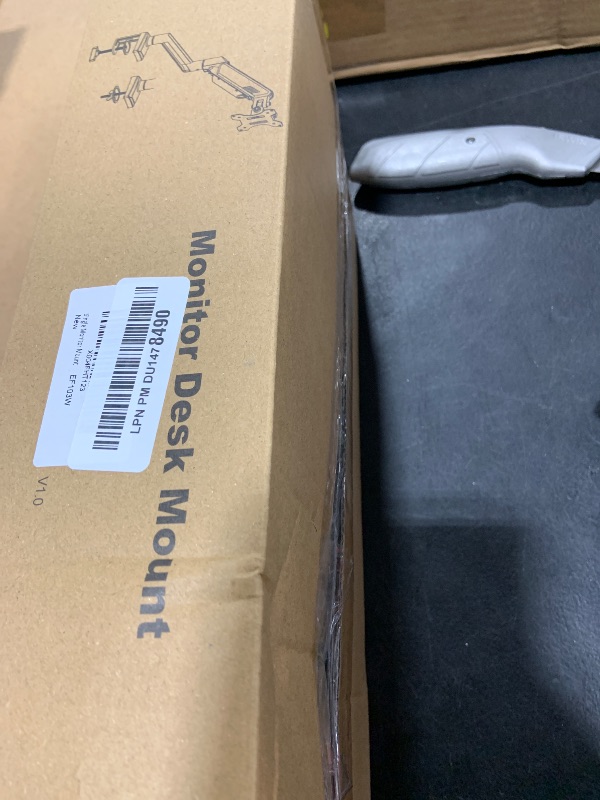 Photo 1 of Single Monitor Arm Fits up to 32 Inch, Desk Mount Holds 4.4-19.8lbs Computer Screen, Full Motion Gas Spring, VESA Mount 75x75, 100x100, Freelift