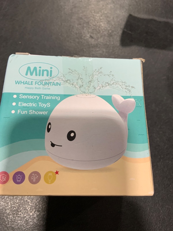 Photo 1 of Baby Bath Toys 6-12 Months - Toddler Bath Toys for Kids Ages 1-3, Light Up Whale Bath Toy Sprinkler, Infant Toys 12-18 Months, Bathtub Fountain Water Toy Baby Shower 1st Birthday Girls Boys Gifts