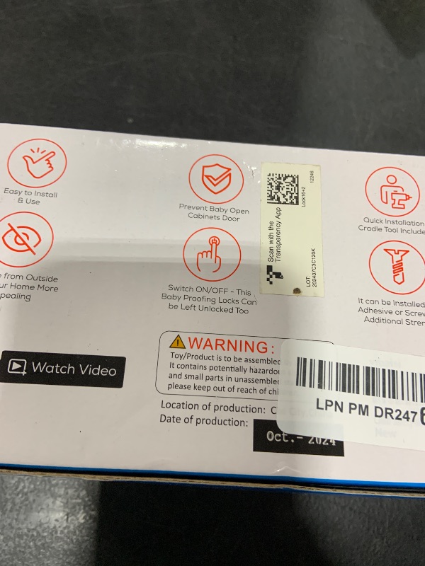 Photo 1 of 16 Pack Child Safety Magnetic Cabinet Locks - Vmaisi Children Proof Cupboard Baby Locks Latches - Adhesive for Cabinets & Drawers and Screws Fixed for Protection