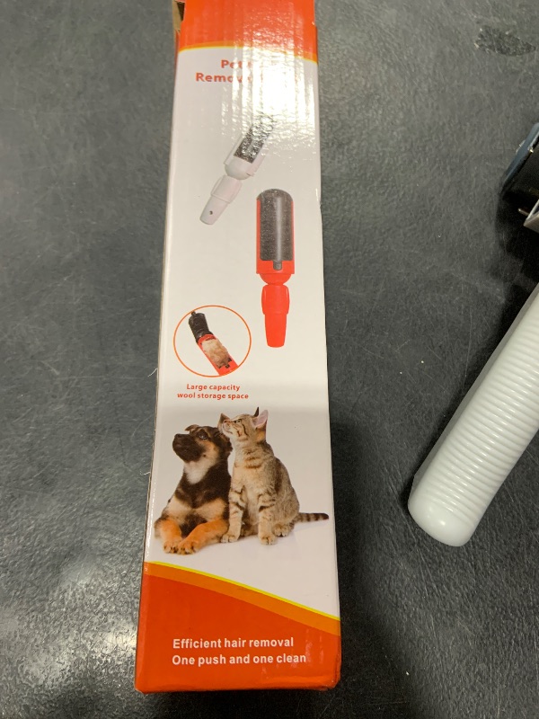 Photo 1 of Pet Hair Remover Reusable pet Hair Remover Dog and cat Hair Remover for Sofas, Furniture, Carpets, car Seats with self-Cleaning Base Upgraded Animal Hair Remover Tool (White Green)