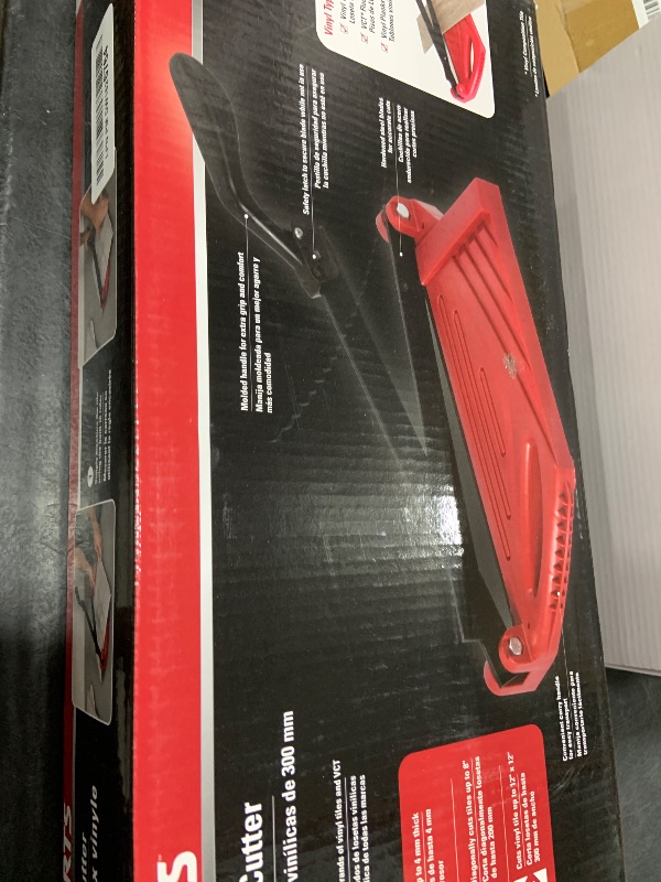 Photo 1 of ROBERTS 12" Vinyl Tile VCT Cutter up to 4 mm Thickness