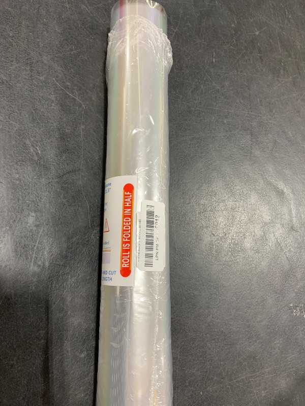 Photo 1 of 100 ft Clear Cellophane Wrap Roll (31.5 in x 100 ft) - 3 Mil Thicken Cellophane Roll, Clear Cellophane Bags Large, Clear Wrapping Paper for Flower Gift Baskets Wrap (31.5" fold into 16")