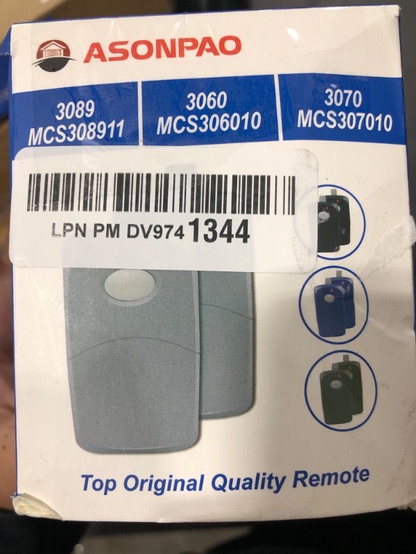 Photo 1 of 2 for Multicode Gate Opener Remote 3089 308911 MCS308911 Multi-Code Garage Door Opener 3-Year-Warranty