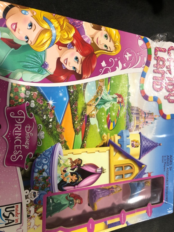 Photo 1 of Hasbro Gaming Candy Land Disney Princess Edition Board Game, Preschool Games for 2 to 3 Players, Family Games for Kids Ages 3 and Up (Amazon Exclusive)
