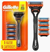 Photo 1 of 5-Bladed Razor, a More Comfortable Shave for Men, Orange New Version