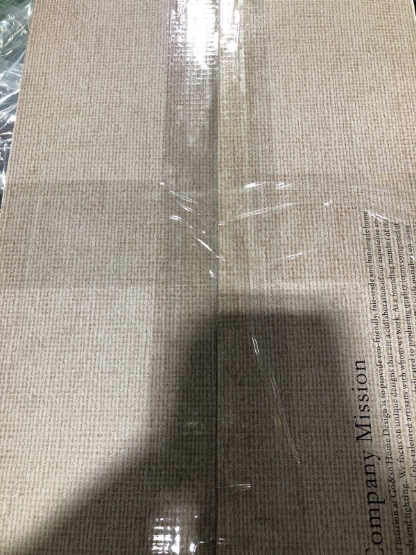 Photo 1 of GO&SO Oatmeal Linen Lamp shades Set of 2 Large Drum Linen Lampshade 14" Top x 16" Bottom x 11" High (Spider) Farmhouse Lamp Shade for Table Lamps Floor Lamp - Lampshades Replacement Assembly Required