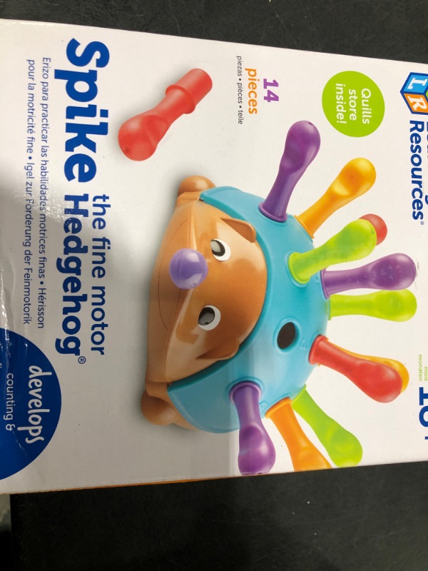 Photo 1 of Learning Resources Spike The Fine Motor Hedgehog, Toddler Learning Toys, Fine Motor and Sensory Toys, Kids Easter Basket Stuffers, Ages 18+ Months,14 Pieces