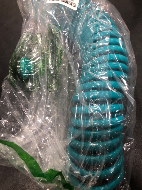 Photo 1 of Orbit 26381 Coil Garden Hose, 25 ft, Blue