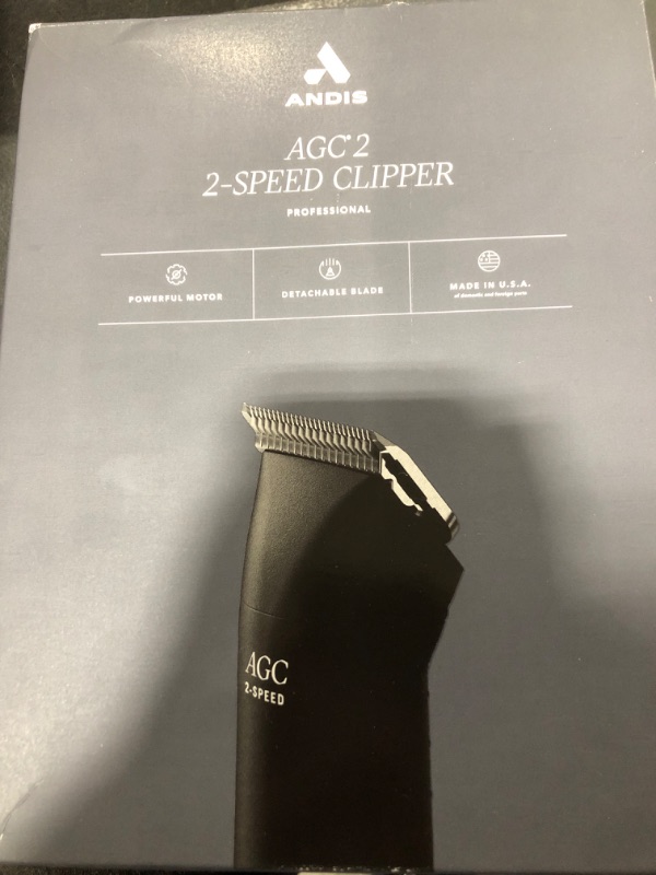 Photo 1 of Andis 24675 UltraEdge 2-Speed Detachable Blade Clipper – Runs Cool & Quiet, Designed with Two-Speed Rotary Motor & Shatter-Proof Housing - For All Coats & Breeds - 120 Volts, Black