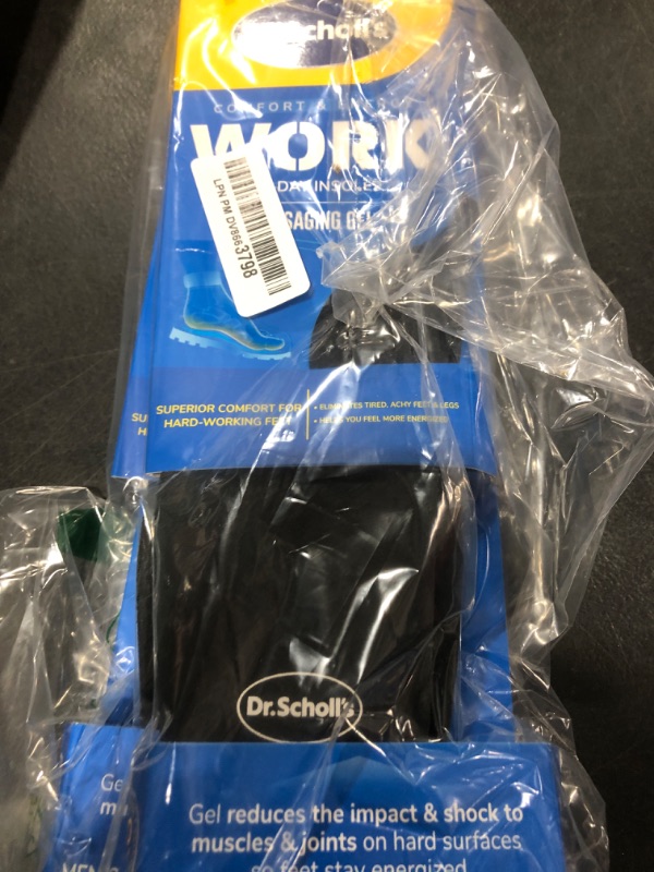 Photo 1 of Dr. Scholl's Work Insoles (Pack) // All-Day Shock Absorption and Reinforced Arch Support That Fits in Work Boots and More (for Men's 8-14, Also Available for Women's 6-10) 1 Pair (Pack of 2) 2 Count