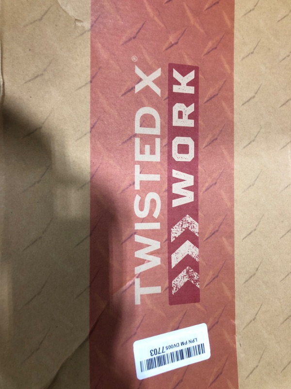 Photo 1 of Twisted X Men's 6" Work Kicks, Round Toe Nano Toe, Charcoal, 11.5 M
