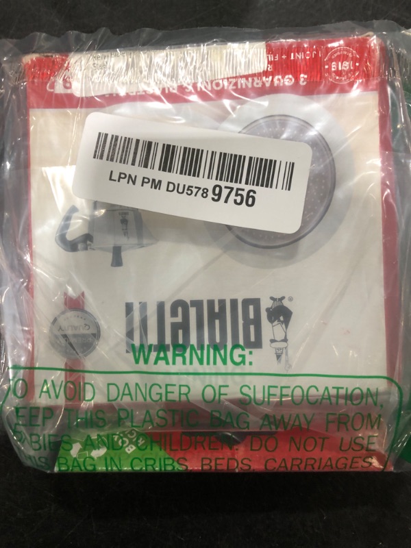 Photo 1 of Bialetti BIA640310 Pack of 3 Gaskets + 1 Plate, Tz.9, Stainless Steel