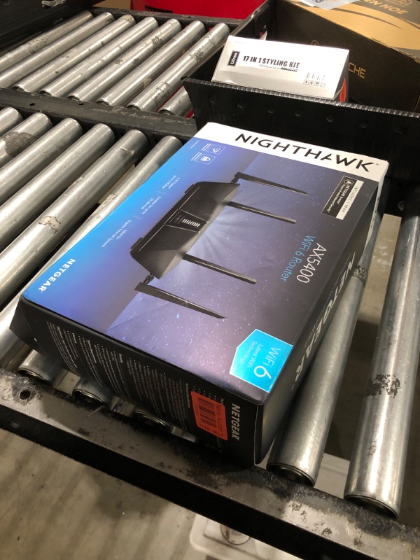 Photo 1 of NETGEAR Nighthawk 6-Stream Dual-Band WiFi 6 Router (RAX54S) – Security Features, AX5400 Wireless Speed, Up to 5.4 Gbps, Covers up to 2,500 sq. ft., 25 Devices - 1-Year Armor Subscription Included