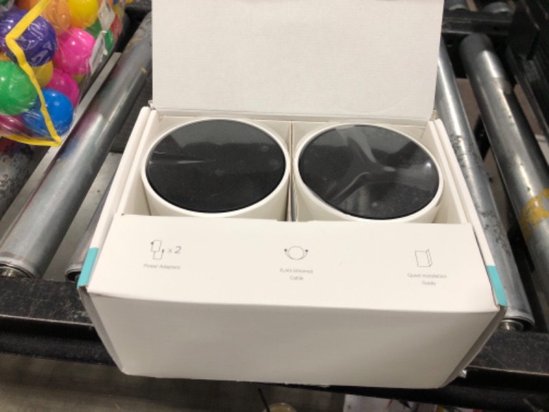 Photo 1 of TP-Link Deco AX3000 WiFi 6 Mesh System - Covers up to 4500 Sq.Ft, Replaces Wireless Router and Extender, 3 Gigabit Ports per Unit, Supports Ethernet Backhaul (Deco X55, 2-Pack)
