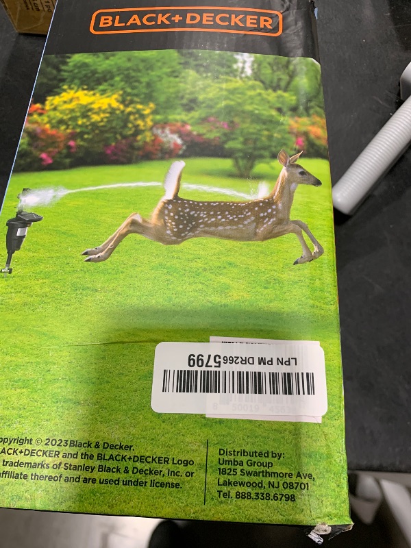 Photo 1 of Cat Repellent Outdoor- Squirrel Deterrent Solar- Dog Repellent- Raccoon Deterrent Solar Motion-Activated Water Blaster Jet Spray Scare Away Deer, Rabbits, Birds & Other Animals