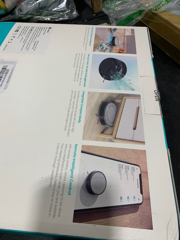 Photo 1 of Lefant M310 Robot Vacuum Cleaner– 4500Pa Suction, Ultra-Slim & Quiet, PreciSense Obstacle Avoidance, WiFi/App/Voice Control, 160-Min Runtime, Self-Charging – Ideal for Pet Hair & Hard Floors (Gray)