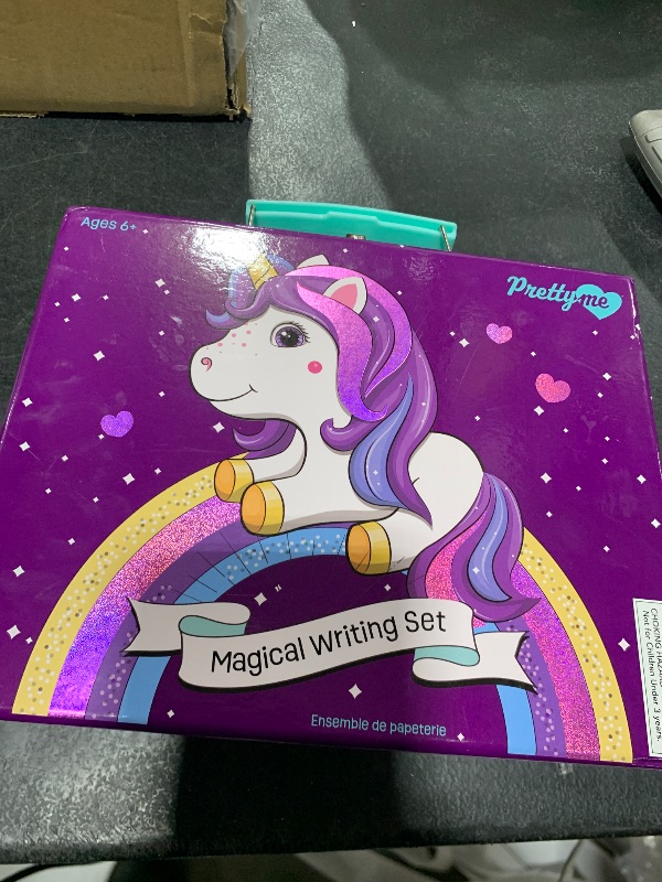 Photo 1 of Unicorn Stationery Set for Kids - Birthday Gifts for Girls Ages 6, 7, 8, 9, 10 to 12 Year Old Age - Stationary Letter Writing Art Kit - Best Girl Birthday Gift - Preteen Craft Toys, Presents
