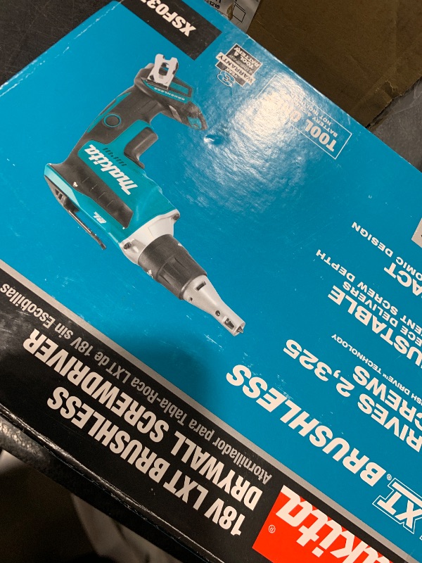 Photo 1 of Makita XSF03Z 18V LXT Lithium-Ion Brushless Cordless Drywall Screwdriver (Bare Tool Only)