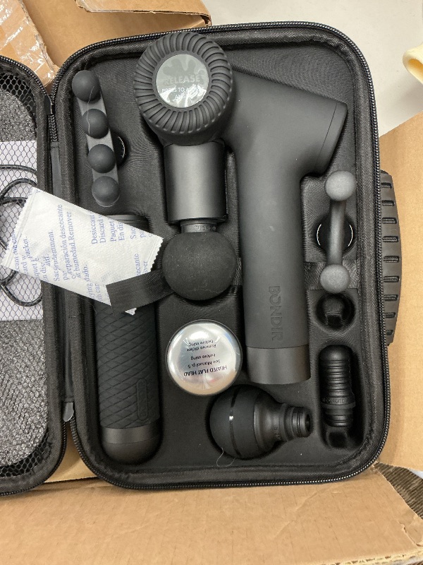 Photo 1 of BONDIR R2 PRO+ Massage Gun - Articulating Deep Tissue Back Massager with Extension Handle and 6X Heads Including Heated Attachment
