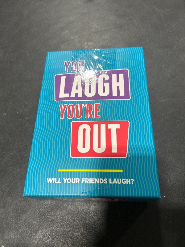 Photo 1 of DSS Games You Laugh You're Out A Party Game with Hilarious Charades Family Card Games for Adults & Kids, 125 Prompt Cards Fun Card Games for Family Game Nights, Gatherings, & Parties Ages 14 +
