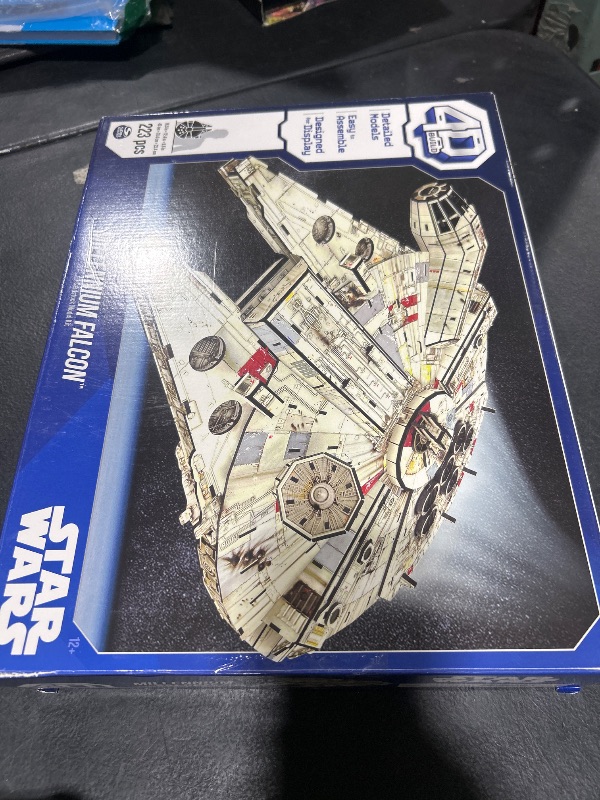 Photo 1 of 4D Build Star Wars Millennium Falcon 3D Model Kit, ?tar Wars Gifts, ?tar ?ars Toys Desk Decor for Star ?ars Fans & Collectors, Adults & Teens 12+