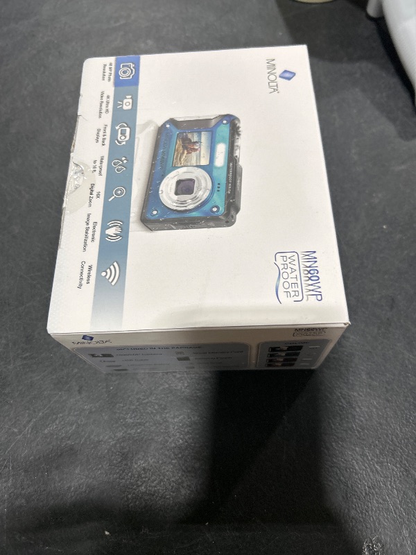 Photo 1 of Minolta MN60WP 48MP / 4K Ultra HD Dual Screen Waterproof Digital Camera