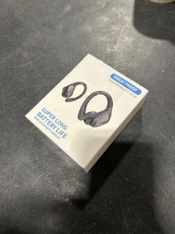 Photo 1 of Bcaikair Wireless Earbuds, Sports Bluetooth Headphones, Ear Buds with 80hr Playtime, Noise Canceling, LED Power Display, IPX7 Waterproof Earphones for Workout/Running Rose Gold
