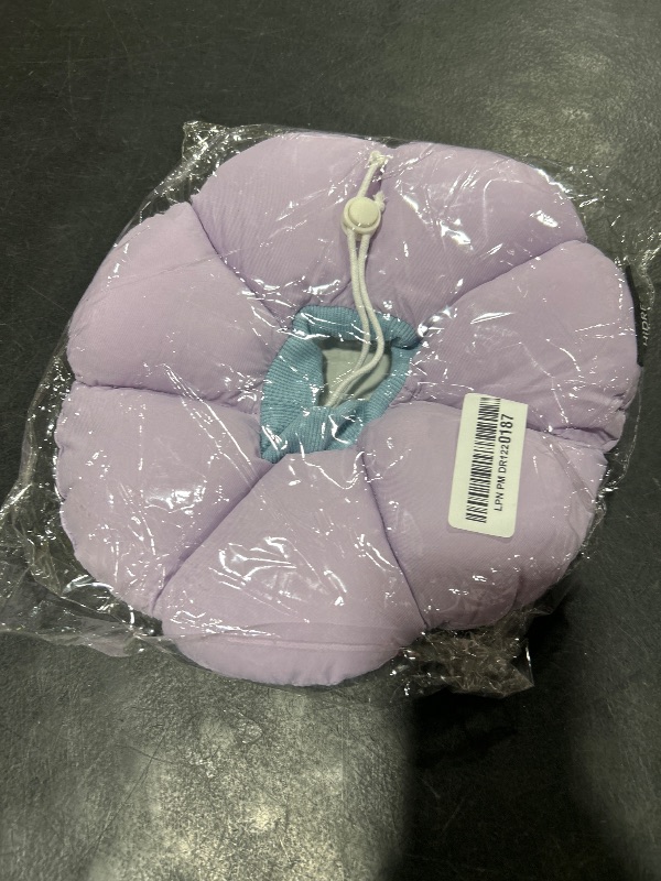 Photo 1 of Cat Cone Collar,Cute Waterproof Cat Recovery Collar,Anti-Bite Lick Wound Healing Safety Elizabethan e Collar for Cats,Purple Flower All-Season Style…