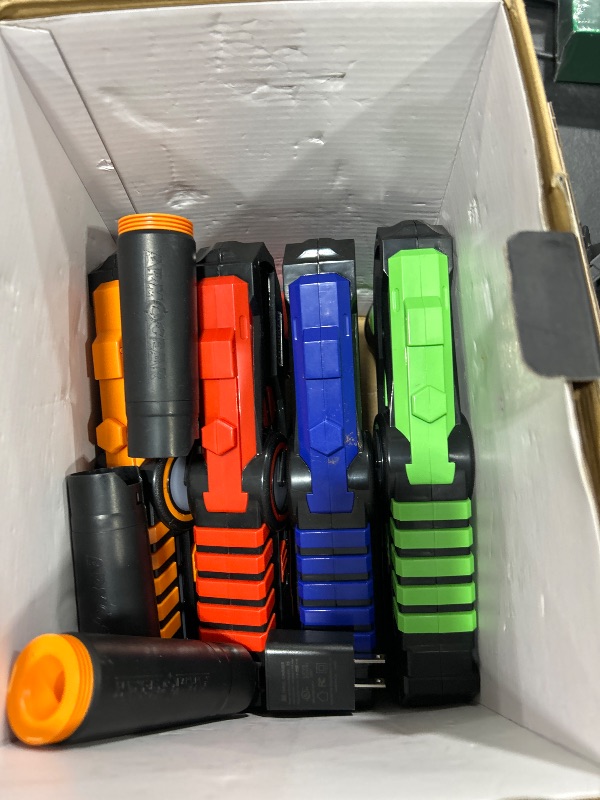 Photo 1 of ArmoGear Laser Tag Guns with Vests Set of 4 - Adult Laser Tag Guns, Multiplayer Lazer Tags Set for Kids, Teens, and Adults - Indoor and Outdoor Game for Family Fun - Gift for Boys and Girls, Ages 8+