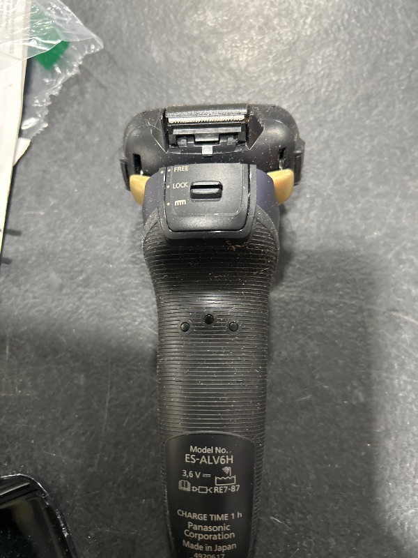 Photo 1 of Panasonic ARC5 Electric Razor for Men with Pop-up Trimmer, Wet Dry 5-Blade Electric Shaver with Intelligent Shave Sensor and 16D Flexible Pivoting Head - ES-ALV6HA (Navy)