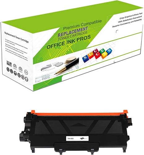 Photo 1 of Premium Ink&Toner | Re-Manufactured Toner Cartridge Replacement for TN-450 Jumbo – Standard Yield Laser Printer Cartridge Compatible with Brother
