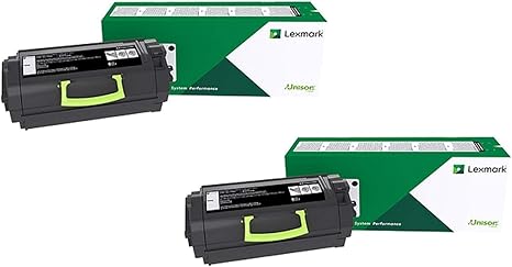Photo 1 of Lexmark 501H (50F1H00) High Yield Toner Cartridge 2-Pack
