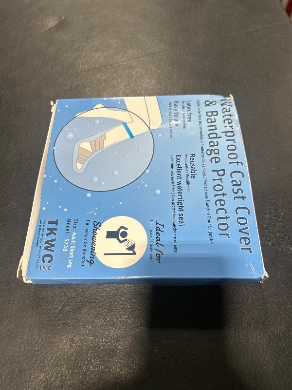 Photo 1 of CIVJET Cast Covers for Shower Leg, Waterproof Cast Cover for Showering, Cast Protector for Shower Leg Adult, Shower Boots for Foot after Surgery, Knee, Ankle, Foot (Diameter - 7.9")