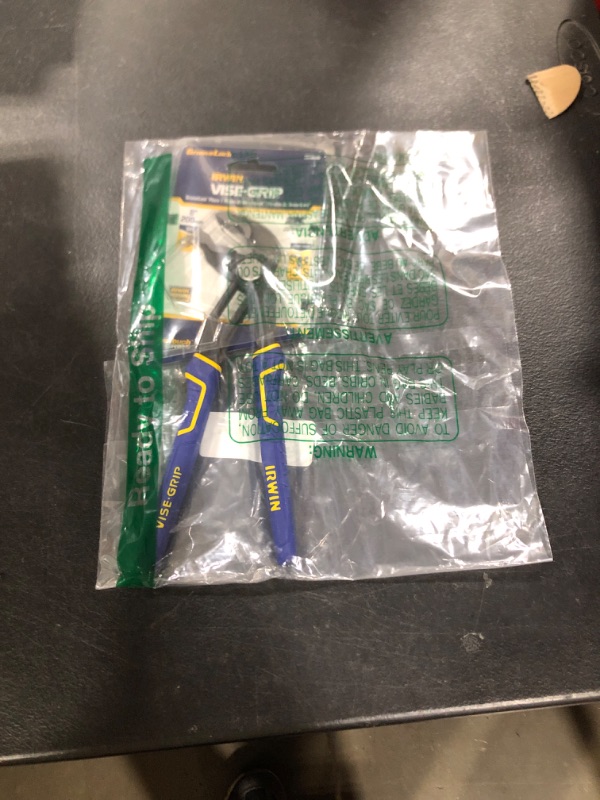 Photo 1 of IRWIN VISE-GRIP V-Jaw Locking Pliers, 8-Inch (2078108), Blue