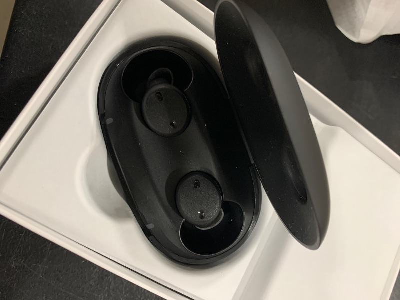 Photo 1 of Sony CRE-E10 Self-Fitting OTC Hearing Aids for Mild to Moderate Hearing Loss, Prescription-Grade Sound Quality, Comfortable Earbud Design, Bluetooth Enabled for iOS, and Rechargeable Battery, Black