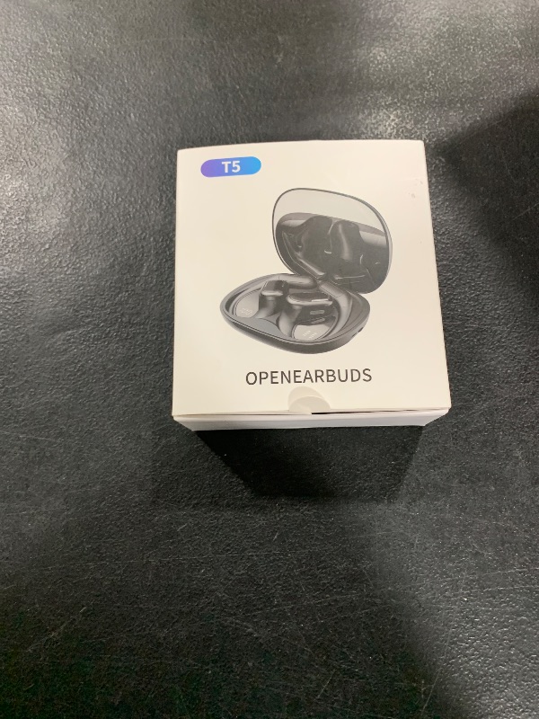Photo 1 of Byobyc Bluetooth 5.4 Headphones True Wireless Stereo Earbuds 40H Playtime LED Power Display Earphones with lPX5 Waterproof Open Ear Buds for Sporting, Working, Studying Black