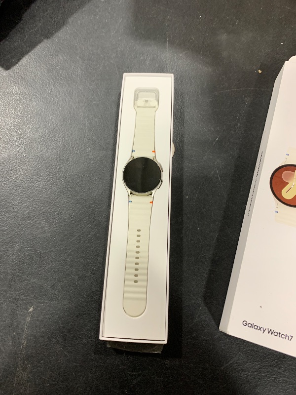 Photo 1 of Samsung Galaxy Watch 7 40mm Bluetooth AI Smartwatch w/Energy Score, Wellness Tips, Heart Rate Tracking, Sleep Monitor, Fitness Tracker, 2024, Cream [US Version, 1Yr Manufacturer Warranty]