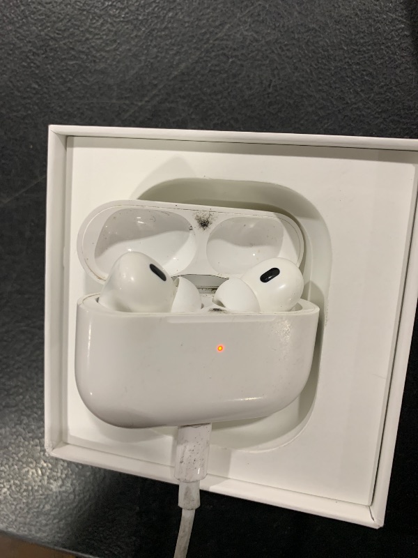 Photo 1 of Apple AirPods Pro 2 Wireless Earbuds, Active Noise Cancellation, Hearing Aid Feature, Bluetooth Headphones, Transparency, Personalized Spatial Audio, High-Fidelity Sound, H2 Chip, USB-C Charging