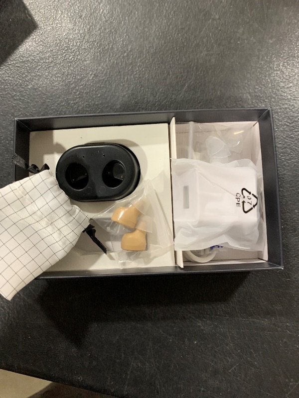 Photo 1 of Audien ATOM Rechargeable Hearing Amplifier to Aid and Assist Hearing, Premium Comfort Design and Nearly Invisible